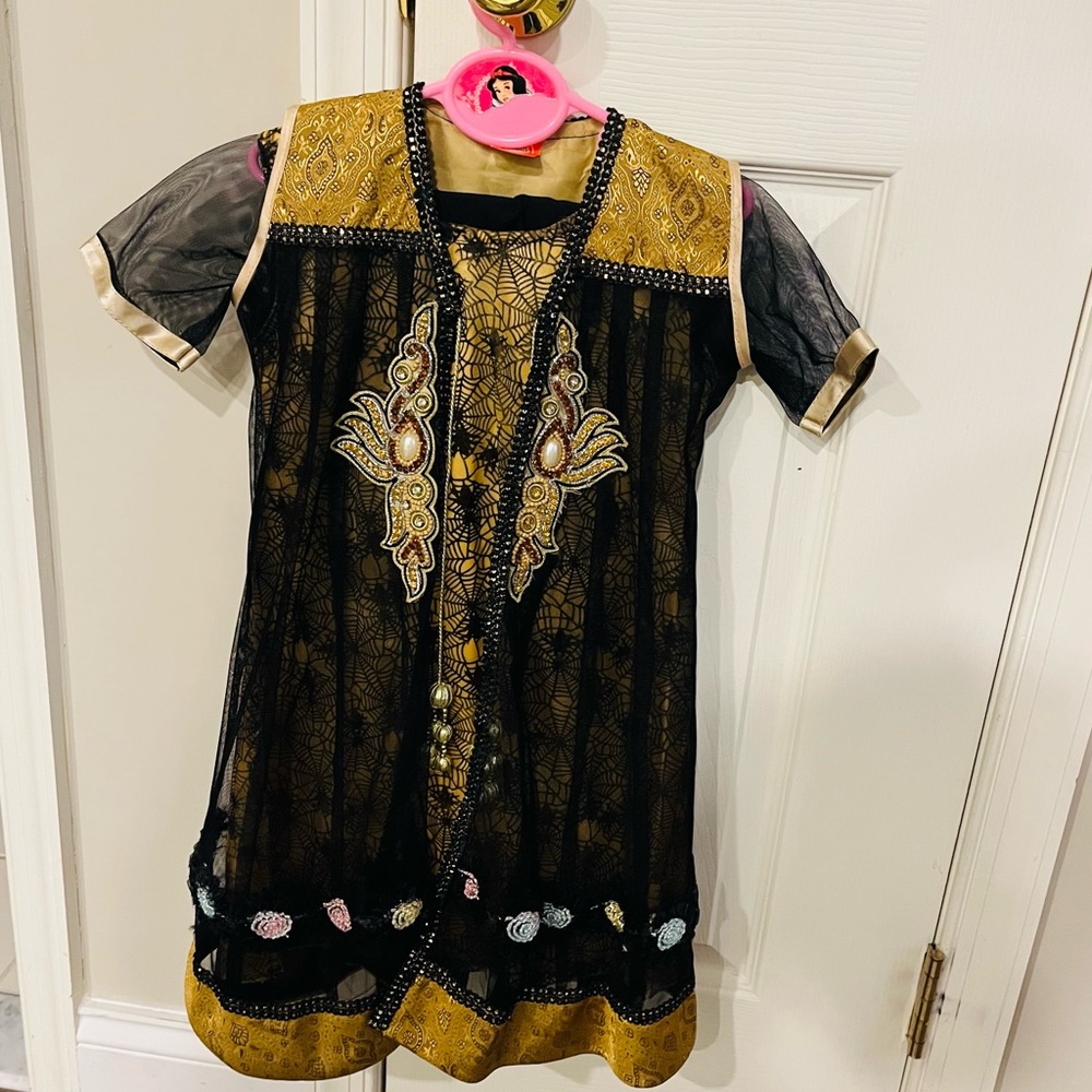 NEW Pakistani Indian shalwar kameez suit tunic girls age 4-6